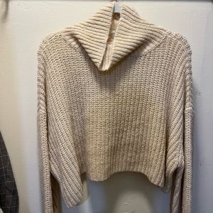 Turtleneck Cropped Sweater